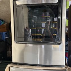 Washer and Dryer.  They are not Stackable.  We stack for picture   SEE PICTURE. This has been Storage 