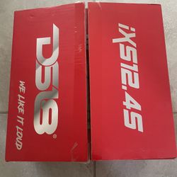 Ds18 12 Inch Shallow Subwoofer With Amp & Ported Box