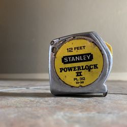 Vintage / STANLEY 12” FT POWER LOCK II TAPE MEASURE 