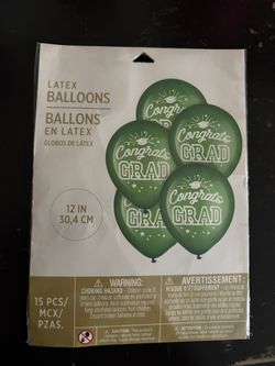 Graduation Balloons Green