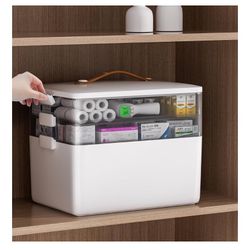 JOYBOS 3-Tier Medicine Storage Box Cabinet