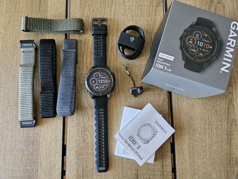 Garmin Fenix 8 Saphire Solar Watch