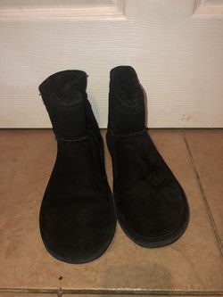 Ankle fur boots