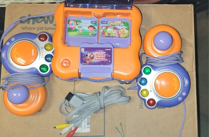 Vsmile Tv Learning System W/3 Games