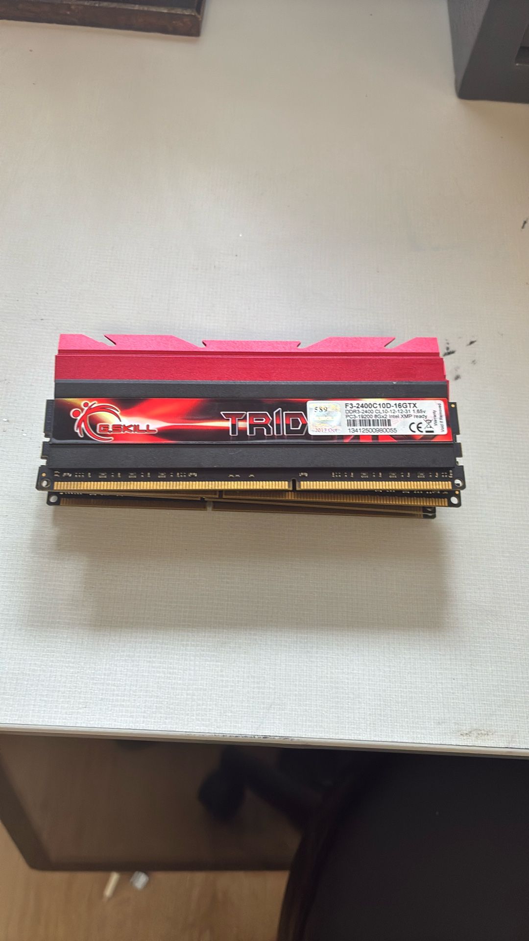 4 Trident X Series DDR3 8GB Ram Sticks