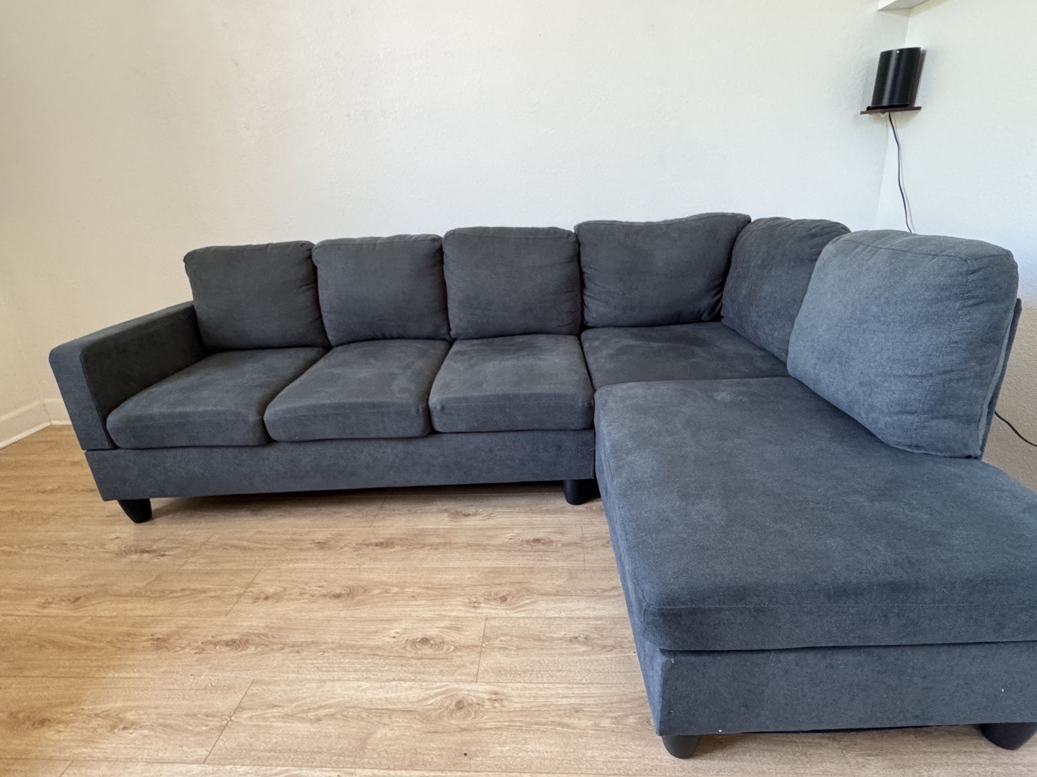 Dark Grey sectional Couch