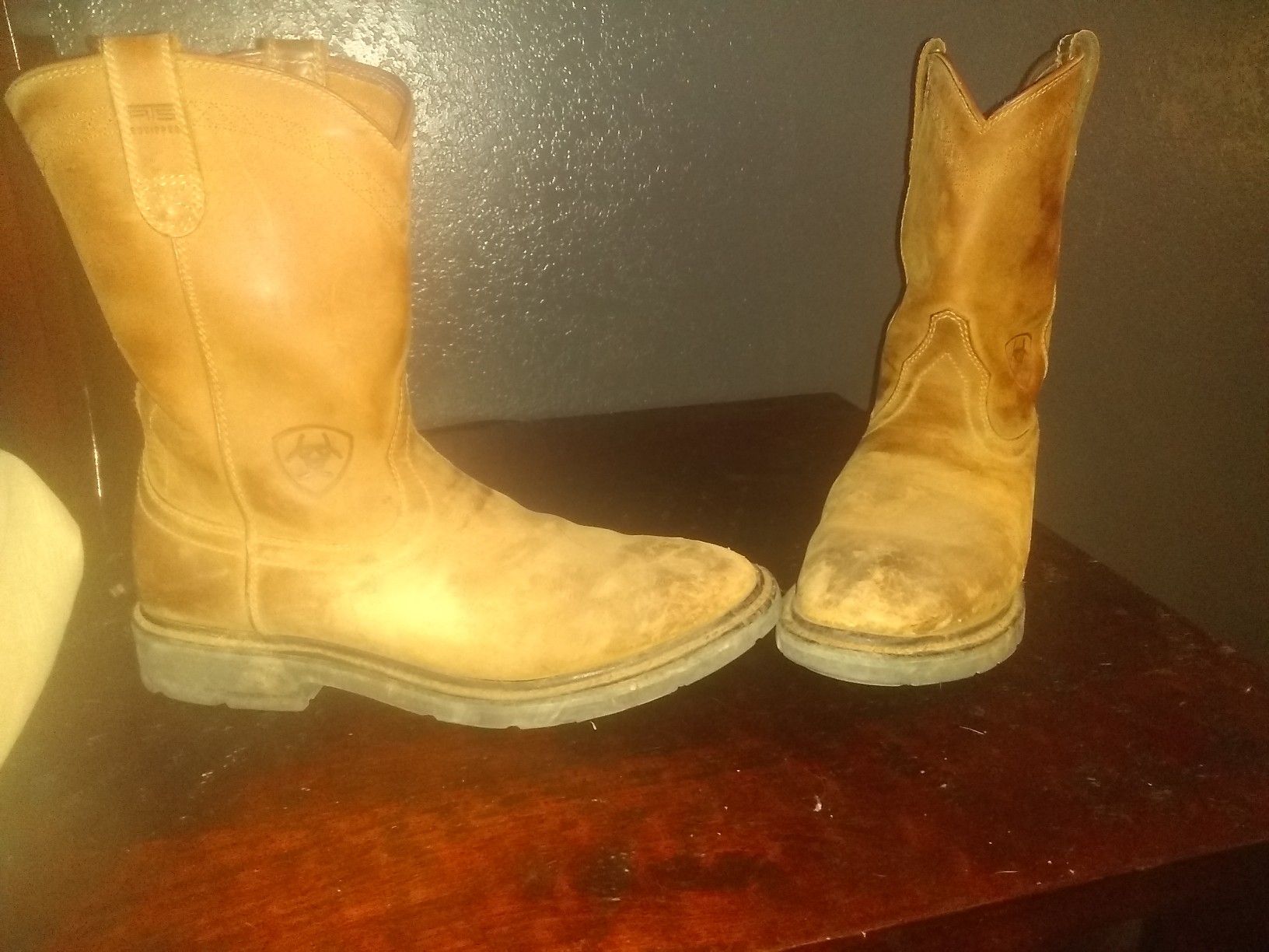 Ariat work boots size 12D will trade for boots size 11 we