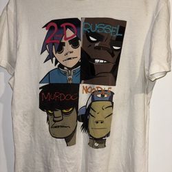 Men’s Large With Wear Gorillaz T Shirt