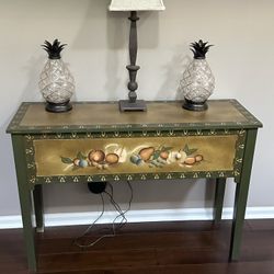 Set of 2 Beautiful Painted Cabinets