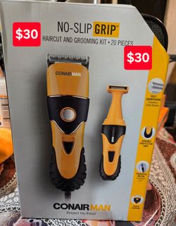 Conair Man No-Slip Grip 20-Piece Grooming Kit