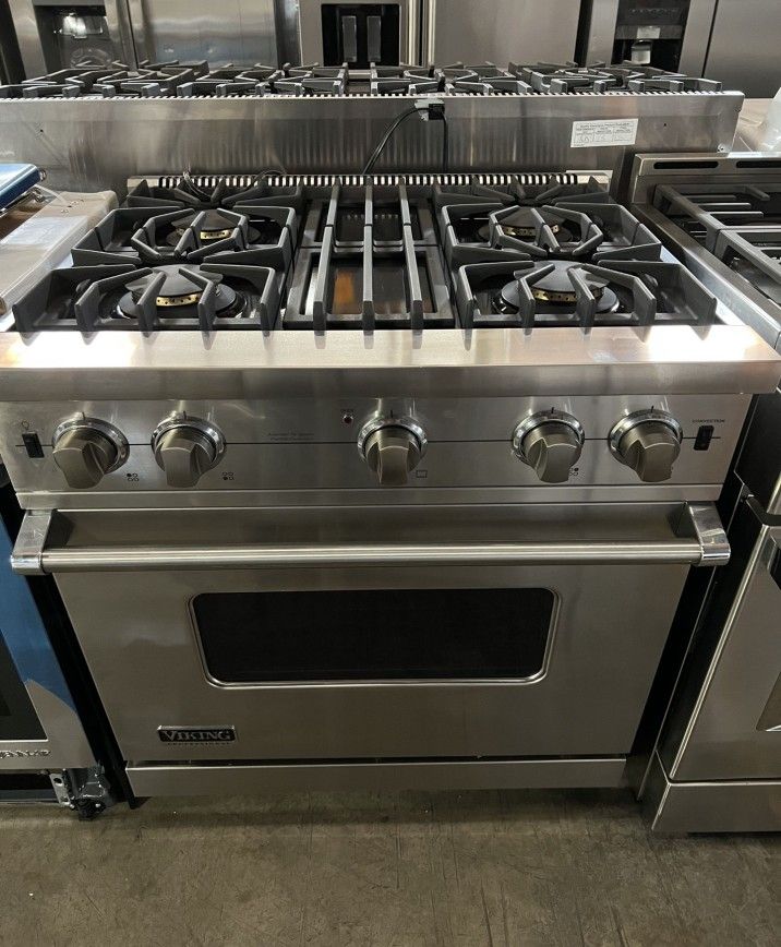 Viking Stainless Steel Built In Stove