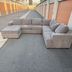 Bonaterra II Gun Metal 127" Sofa