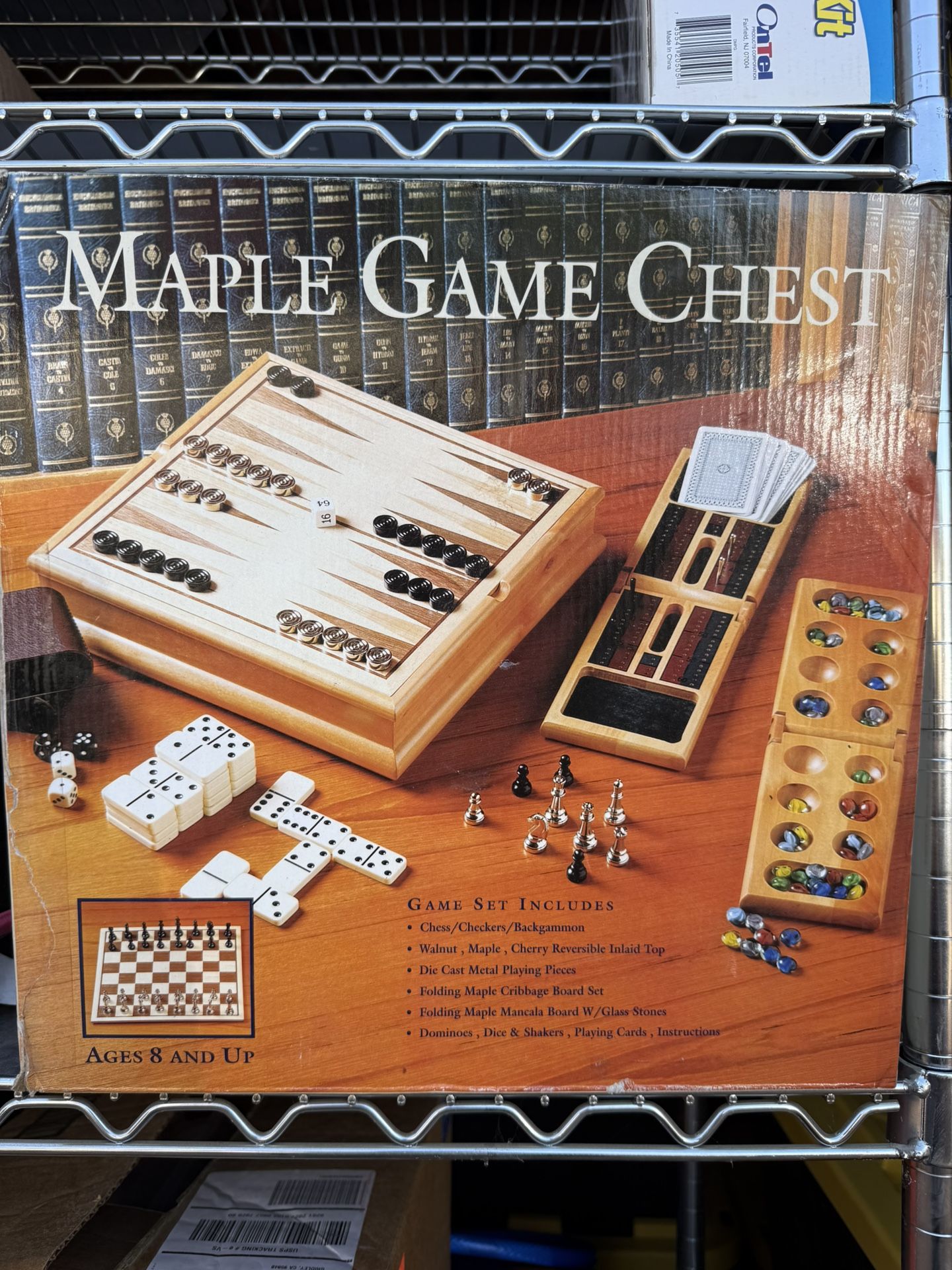 Maple Game Chest