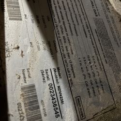 NOVUS FIREPLACE (Model Number In photos)