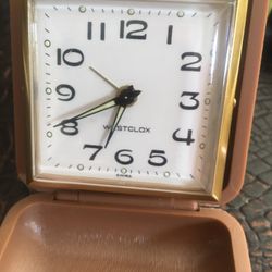 ALMOST FREE!! Vintage Westclox Travel Alarm Clock