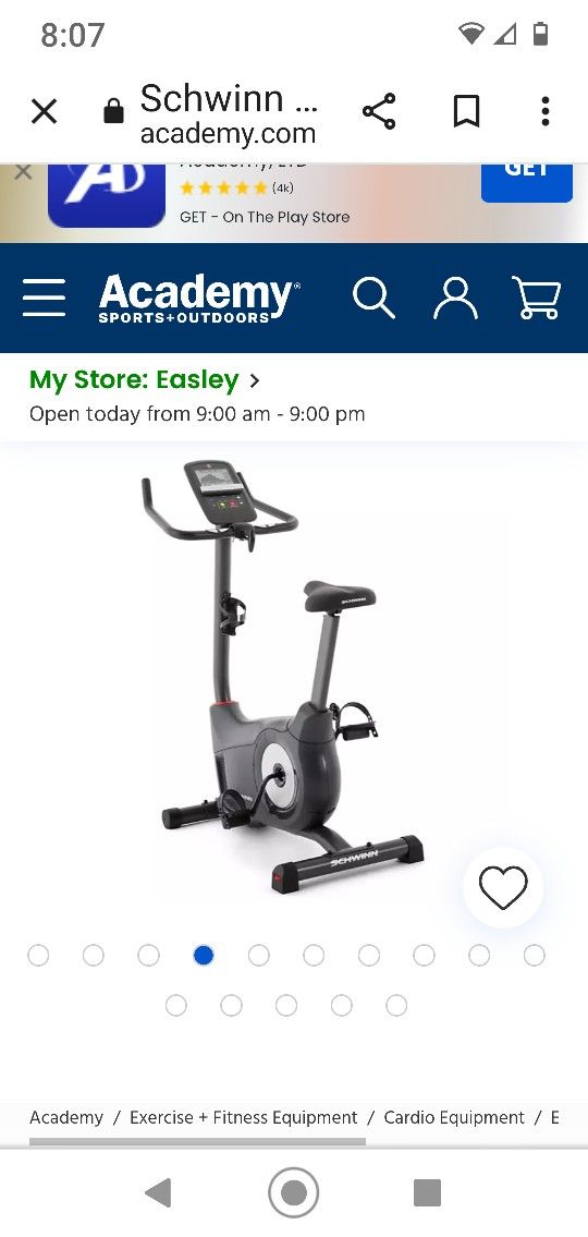 Schwinn Exercise Bike