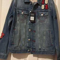 TRUE RELIGION JACKET + MATCHING SHIRT