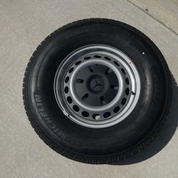 SPRINTER WHEELS (TIRES + OEM METAL RIMS) MICHELIN AGILIS LTX (245/75R16)- New, Set of 4