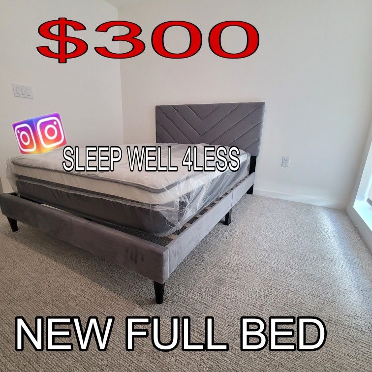 NEW FULL SIZE BED