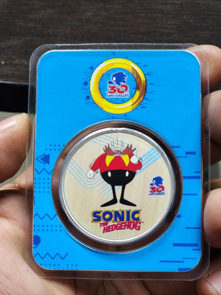 Niue 1 oz Silver Sonic the Hedgehog 30th Anniversary Coin in TEP