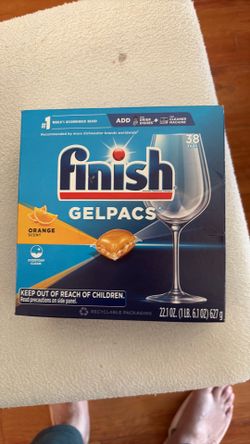 Finish Gelpacs dish detergent