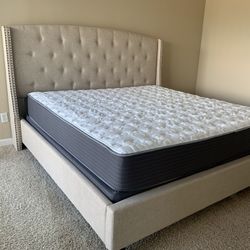 $699 Brand New King Bed Frame With Mattress (Read Description Below)