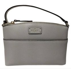 Kate Spade New York Warm Taupe Leather Crossbody Bag