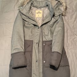 Gray Hollister Jacket