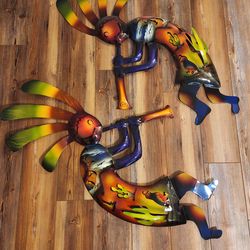Metal Kokopelli Decor