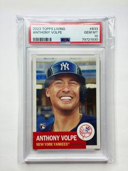 Anthony Volpe PSA 10 - 2023 Topps Living RC #633 Yankees Gem Mint