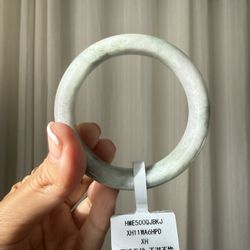 Certified Real Jade Jadeite Bangle Bracelet Grade A Heavy and Thick