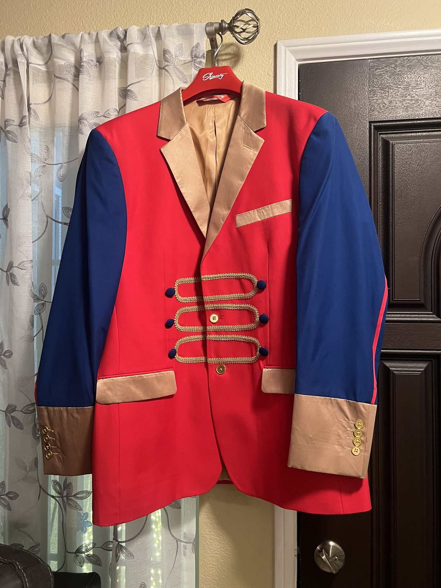 Mens Christmas Suit Size Jacket Size 44 Pants Size 34