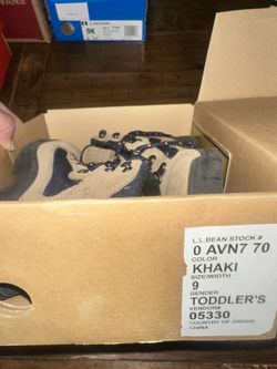 LL BEAN Hiking Kids Boots Trail Sz 9