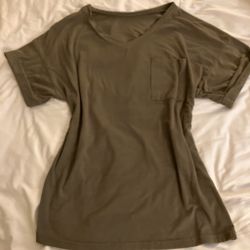 Army Green Oversized Tee M