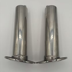 2x Casting 316 Stainless Fishing Rod Holders 90 Degree Flush Mount Gimbal Pin For Fishing Poles