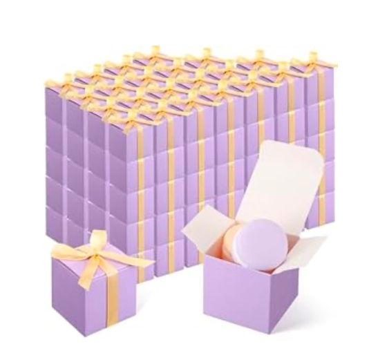Mini Favor Boxes In Lavender 100 Pcs