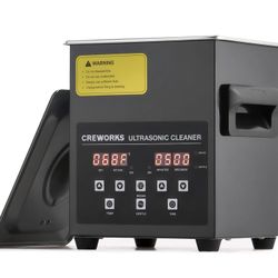 2L Digital Ultrasonic Cleaning Machine with Degas and Gentle Mode, 60W Ultrasonic Cleaner Machine with Heater and Timer, 0.5 gal Ultrasound C