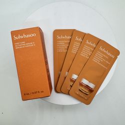 SULWHASOO FIRST CARE ACTIVATING SERUM 8ML + 5PCS GINSENG CREAM SAMPLES