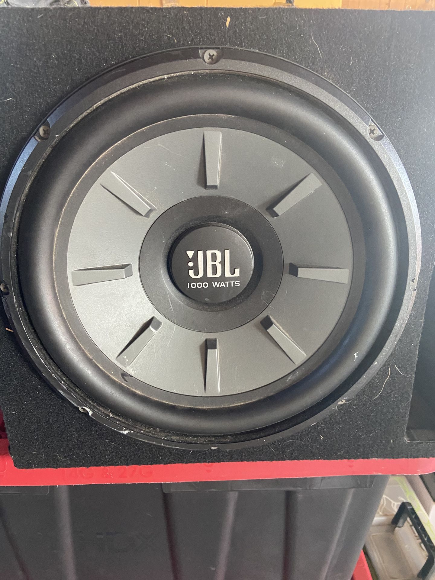 12” JBL Speaker 1000 Watts + 1500 W Amp