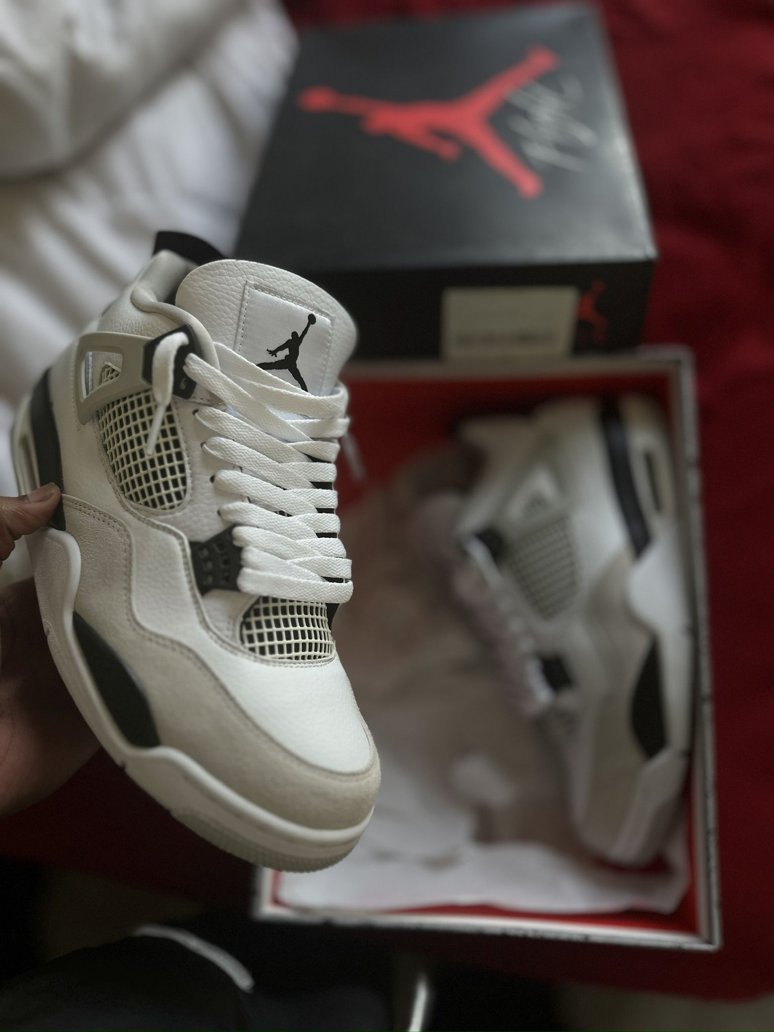 AIR JORDAN 4 RETRO 'MILITARY BLACK' 