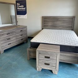 Grey Modern Bedroom Set