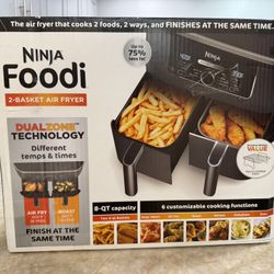 Brand New Ninja Foodi Dual Zone Air Fryer AD150 – Best Deal 🔥