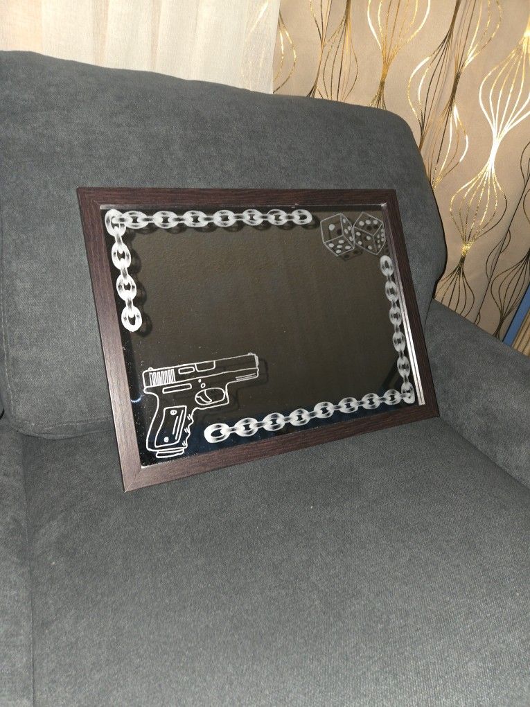 Engraved Mirror