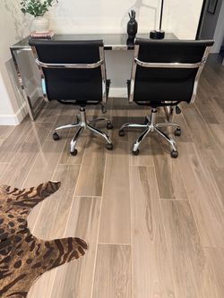 Two desk chairs
