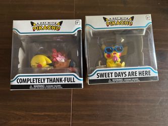 A Day With Pikachu Funko Figure Set of 2