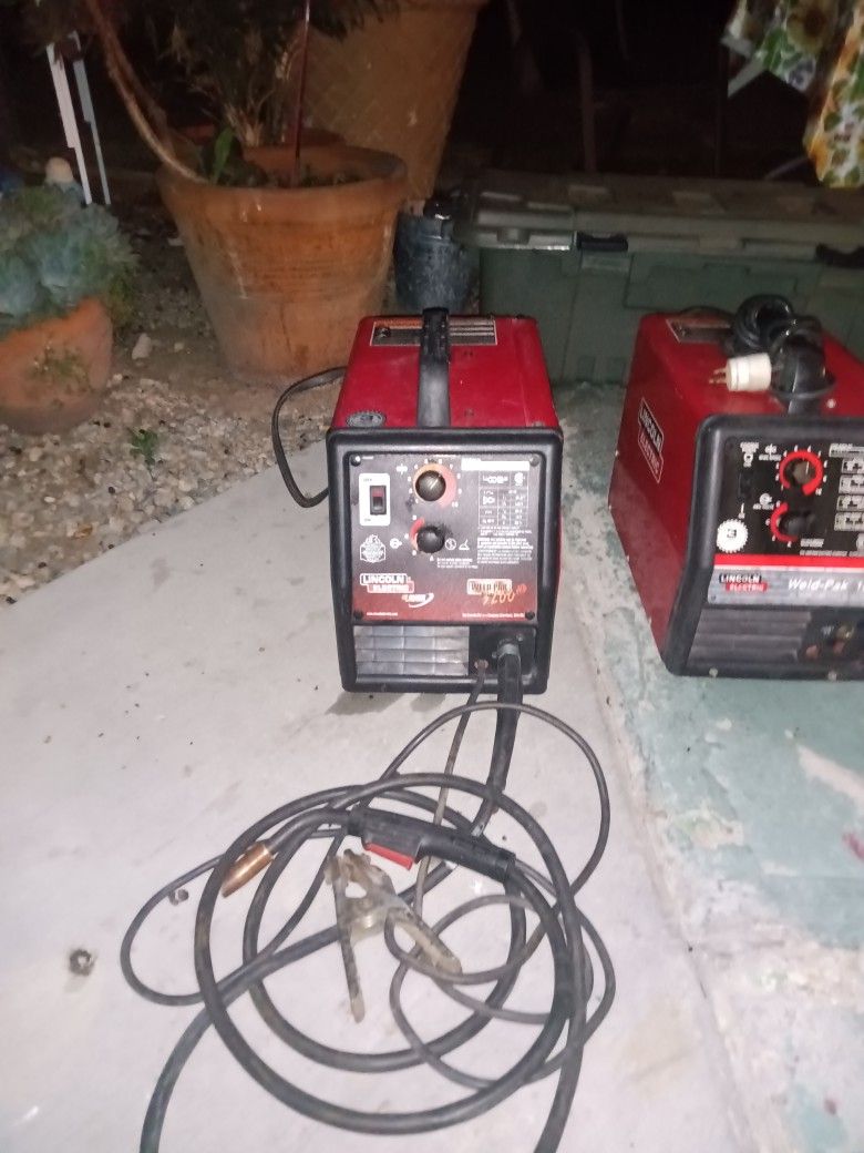 2 Lincoln Wielders 3200 Hd & Weld Pack -100