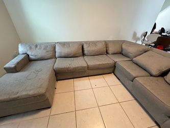 Free couch - stained