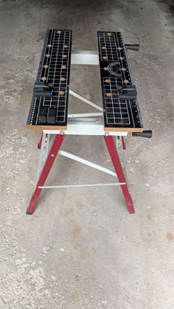 Folding Workbench with Clamping Work Surface