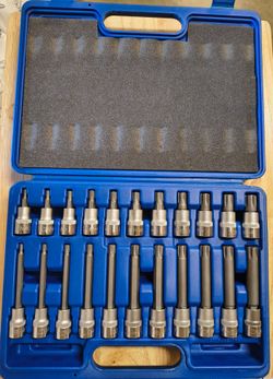 Cornwell CBSR222S - 22 Piece 3/8” Drive Ribe Power Bit Socket Set
