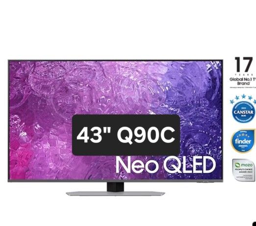 SAMSUNG 43" INCH QLED 4K SMART TV Q90C ACCESSORIES INCLUDED 